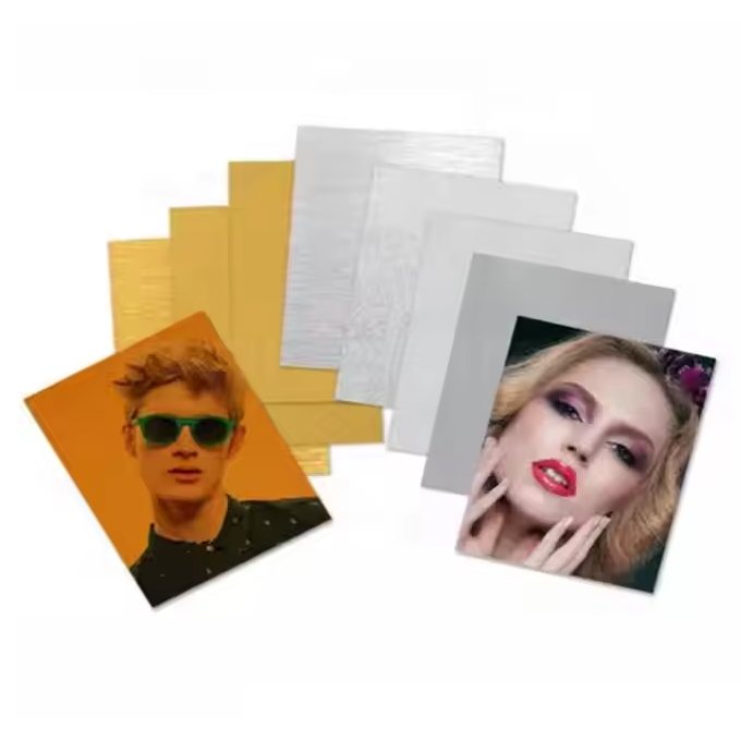 Double-Sided Sublimation Printing White Gold Photo Panel Heat Transfer Sublimation Aluminium Sheet Plate