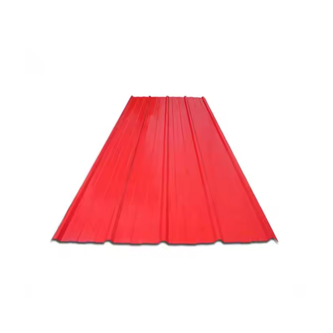 Iron Plate SGCC Brick Red 28 Gauge Corrugated Roof Sheet Galvanized Steel Sheet